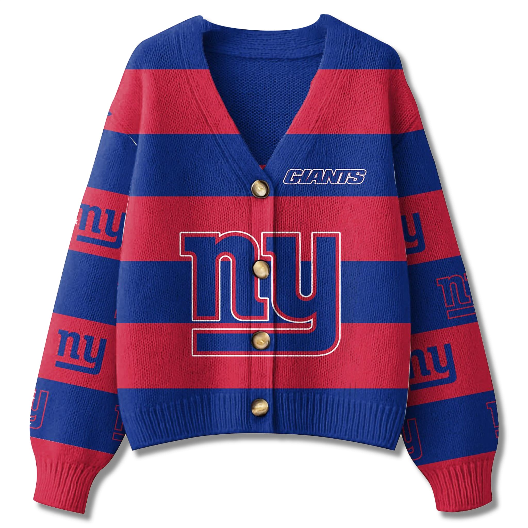 New York Giants Christmas Cardigan Sweater 2025 New York Giants Christmas Cardigan Sweater 2025