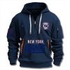 New York Giants EST 1925 Quarter Zip Hoodie