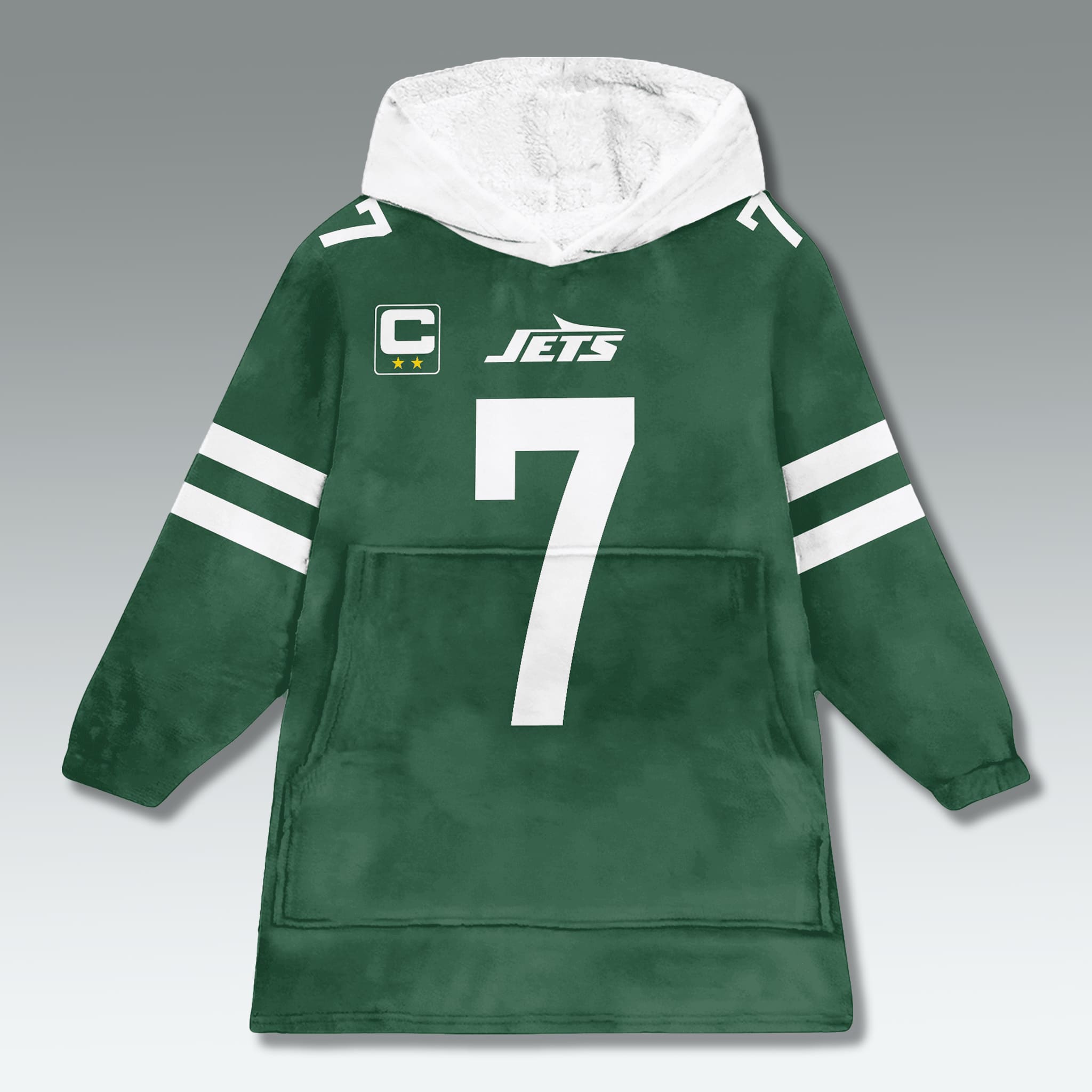 Jets Captain Patch Blanket Hoodie 2025 3 New York Jets Captain Patch Blanket Hoodie 2025