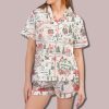 North Pole Village Map Christmas Pajama Set 2