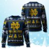 Notre Dame Fighting Irish Christmas Personalized Ugly Sweater 2025 2