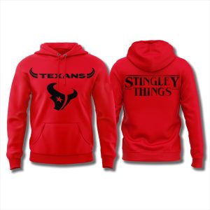 Houston Texans Stranger Things Stingley Things Hoodie 2025 2