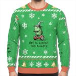 Off To Commit Tom Foolery Frog Ugly Christmas Sweater