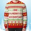 One Merry Accountant Ugly Christmas Sweater