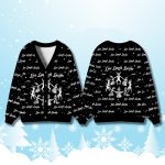 Live Laugh Lucifer Christmas Cardigan Sweater