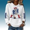 Pat Patriots Football Waffle Hoodie 1