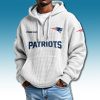 Patriots 2025 Quarter Zip Waffle Hoodie 2