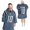 Patriots 2025 Rivalries Nor Easter Storm Blue Blanket Hoodie 2