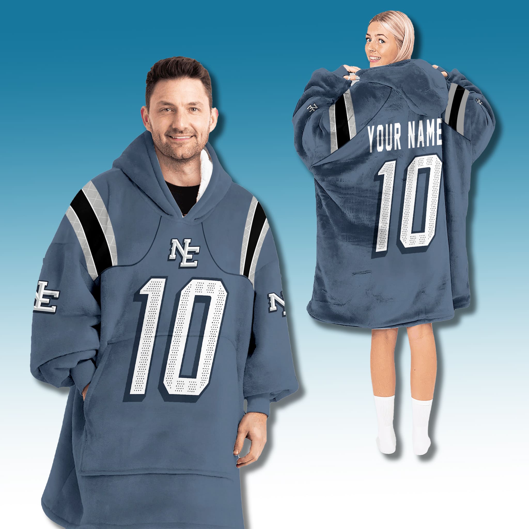 Patriots 2025 Rivalries Nor Easter Storm Blue Blanket Hoodie 2 Patriots 2025 Rivalries Nor Easter Storm Blue Blanket Hoodie