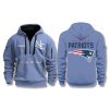 Patriots 2025 Rivalry Nor Easter Quarter Zip Hoodie