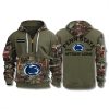 Penn State Nittany Lions Military Camo 2025 Quarter Zip Hoodie 1