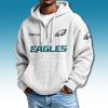 Philadelphia Eagles 2025 Quarter Zip Waffle Hoodie 4