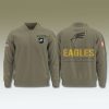 Philadelphia Eagles 2025 Salute to Service Varsity Jacket 3 Philadelphia Eagles 2025 Salute to Service Varsity Jacket