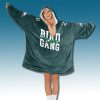 Philadelphia Eagles Bird Gang Unisex Blanket Hoodie