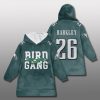 Philadelphia Eagles Bird Gang Unisex Blanket Hoodie 3