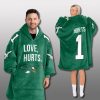 Philadelphia Eagles Love Hurts Blanket Hoodie 2025 3