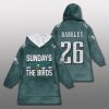 Philadelphia Eagles Sunday Are For The Birds Blanket Hoodie 2
