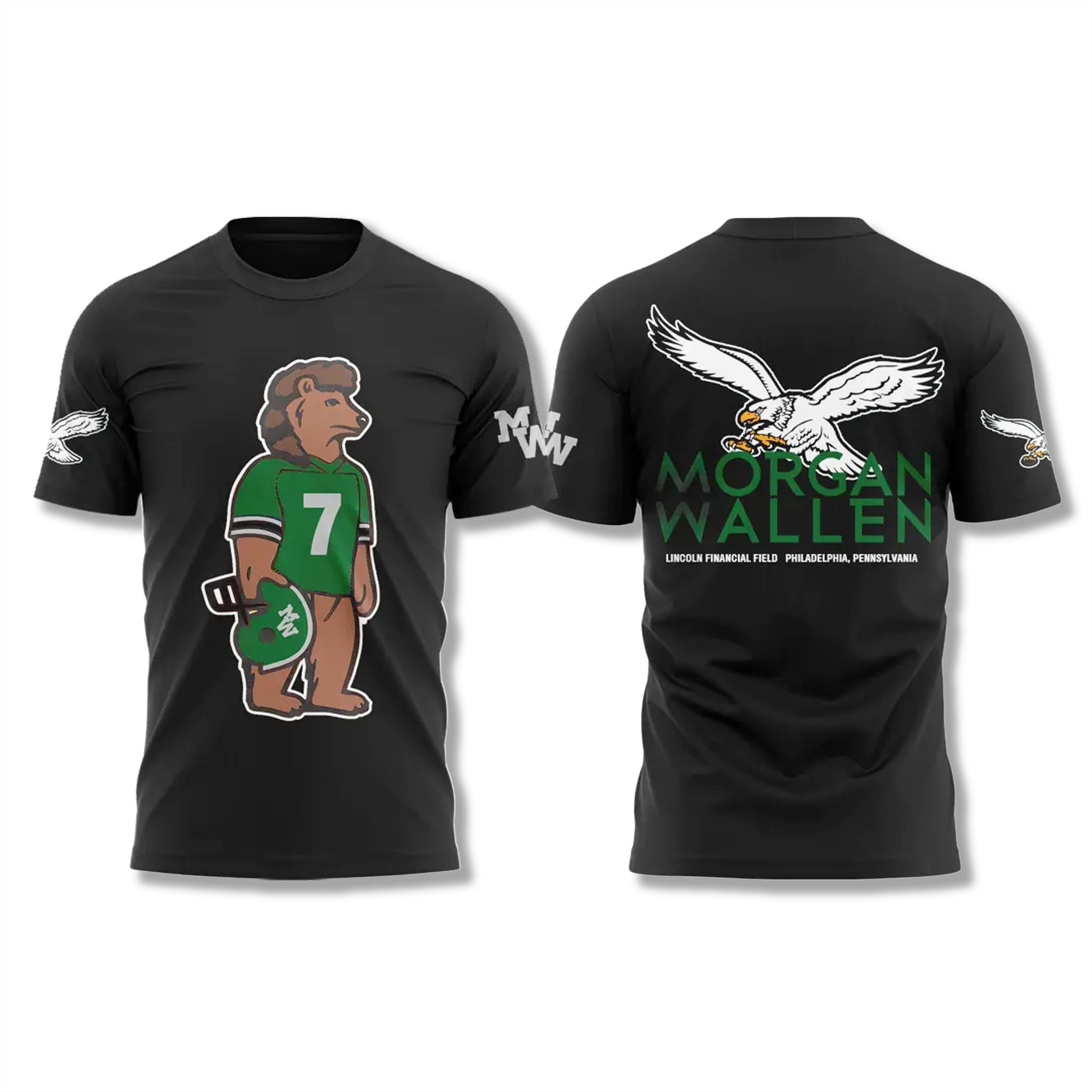 Eagles x Morgan Wallen 2026 Tour Shirt 1 Philadelphia Eagles x Morgan Wallen 2026 Tour Shirt 2