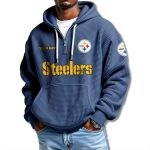 Steelers 2025 Waffle Quarter Zip Hoodie