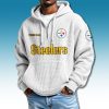 Pittsburgh Steelers 2025 Quarter Zip Waffle Hoodie 4