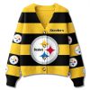 Steelers Christmas Cardigan Sweater 2025 3 Pittsburgh Steelers Christmas Cardigan Sweater 2025