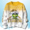 Pittsburgh Steelers Snow Grinch 2025 Ugly Christmas Sweater