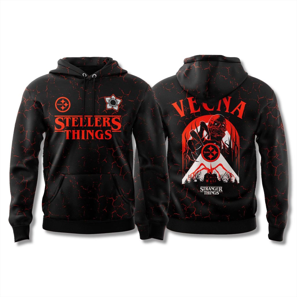 Pittsburgh Steelers x Vecna Stranger Things 5 Hoodie