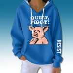 Quiet Piggy Resist Waffle Hoodie