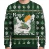 Rage Consumes Me Frog Ugly Christmas Sweater 2