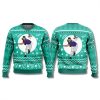 Randy Johnson Hits The Bird Christmas Ugly Sweater 3