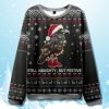 Raven Still Naughty But Festive Ugly Christmas Sweater