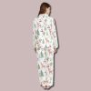 Reindeer Santa Christmas Silky Satin Pajama Set 2