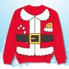 Santa Outfit Costume Ugly Christmas Sweater