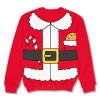 Santa Outfit Costume Ugly Christmas Sweater 2