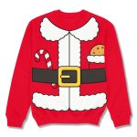 Santa Outfit Costume Ugly Christmas Sweater