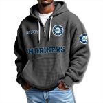 Seattle Mariners 2025 Waffle Quarter Zip Hoodie