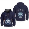 Seattle Mariners 50th Seasons Quarter Zip Hoodie