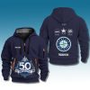 Seattle Mariners 50th Seasons Quarter Zip Hoodie 4 Seattle Mariners 50th Seasons Quarter Zip Hoodie