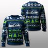Seattle Seahawks Personalized Ugly Christmas Sweater 2025
