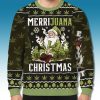 Smoking Santa Merrijuana Christmas Ugly Sweater
