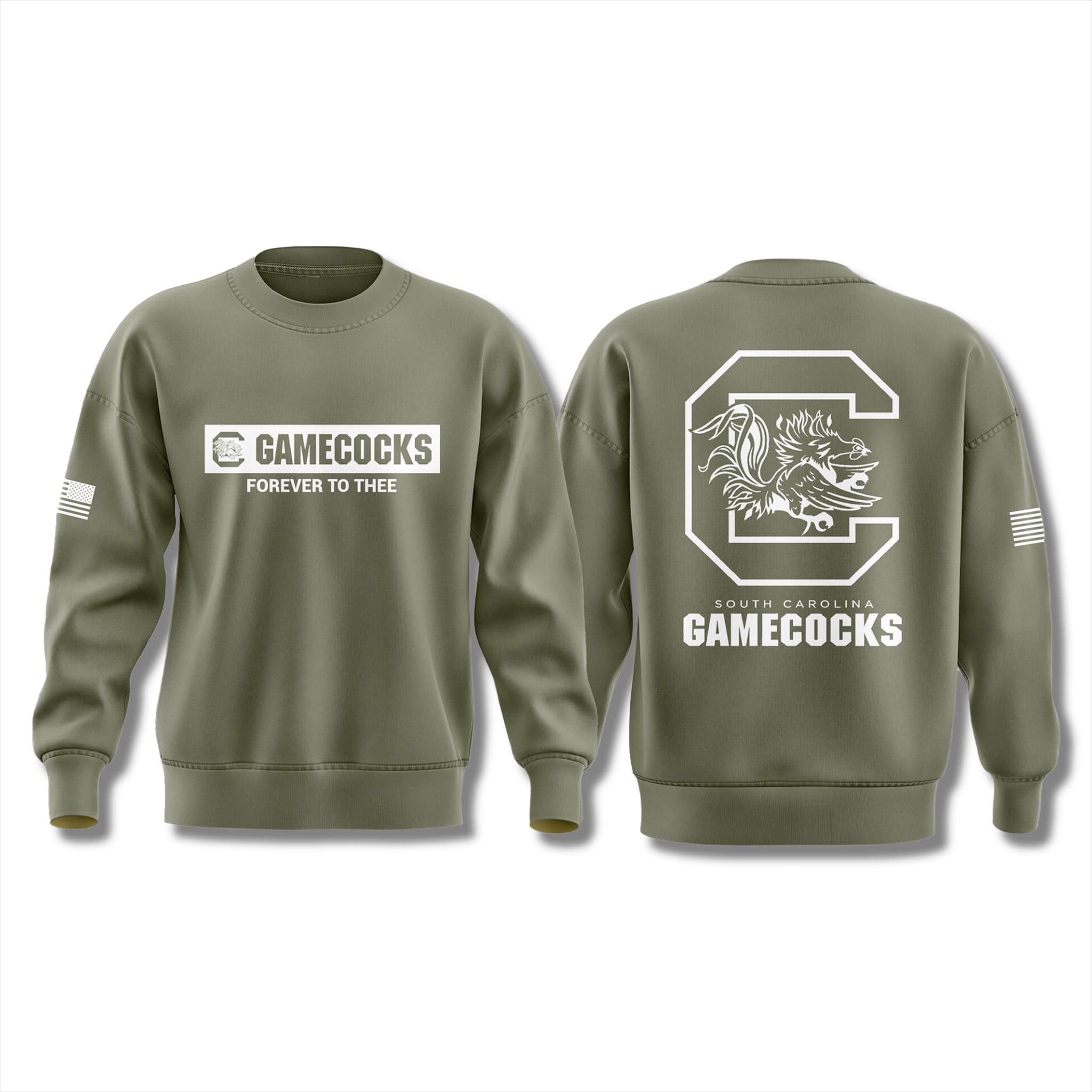 South Carolina Gamecocks Forever To Thee Military Sweatshirt 2025 2 South Carolina Gamecocks Forever To Thee Military Sweatshirt 2025