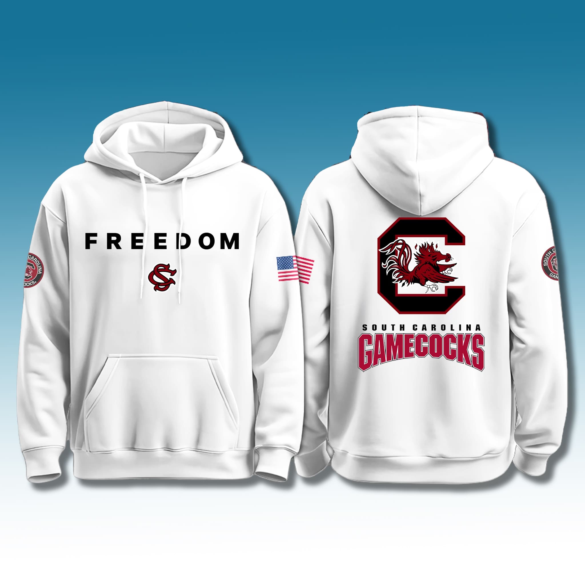 South Carolina Gamecocks Freedom Hoodie 2025 1 South Carolina Gamecocks Freedom Hoodie 2025 1