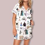 Spill The Tea Whistledown Silky Satin Pajama Set