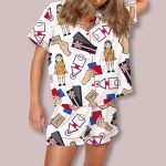 Squid Games Silky Satin Pajama Set