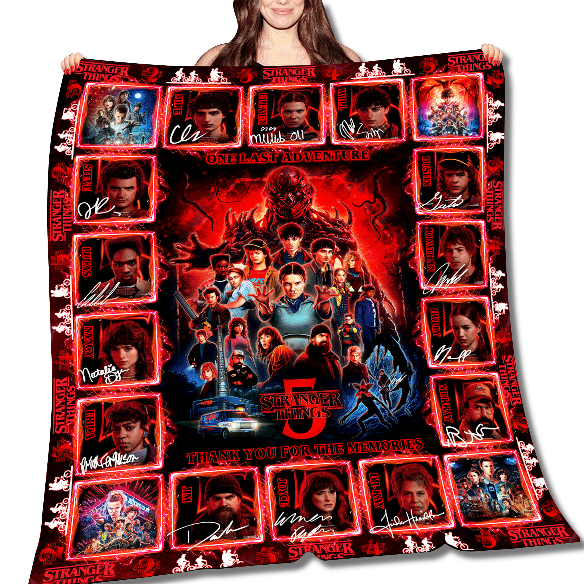 Stranger Things 5 Thank You For The Memories Blanket 2025