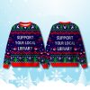 Support Your Local Library Ugly Christmas Sweater 4 Support Your Local Library Ugly Christmas Sweater