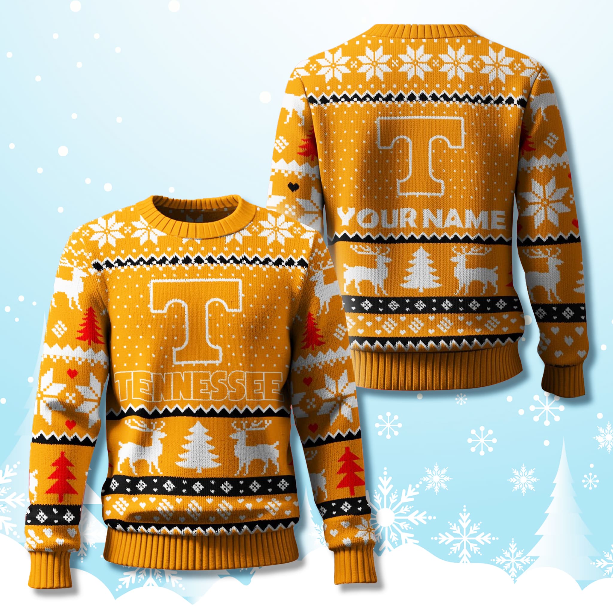 Tennessee Vols Custom Ugly Christmas Sweater 2025 3 Tennessee Vols Custom Ugly Christmas Sweater 2025