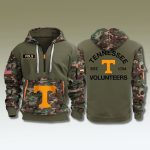 Tennessee Volunteers Military Camo 2025 Quarter Zip Hoodie