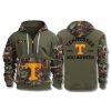 Tennessee Volunteers Military Camo 2025 Quarter Zip Hoodie