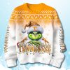 Tennessee Volunteers Snow Grinch Ugly Sweater Christmas 2025
